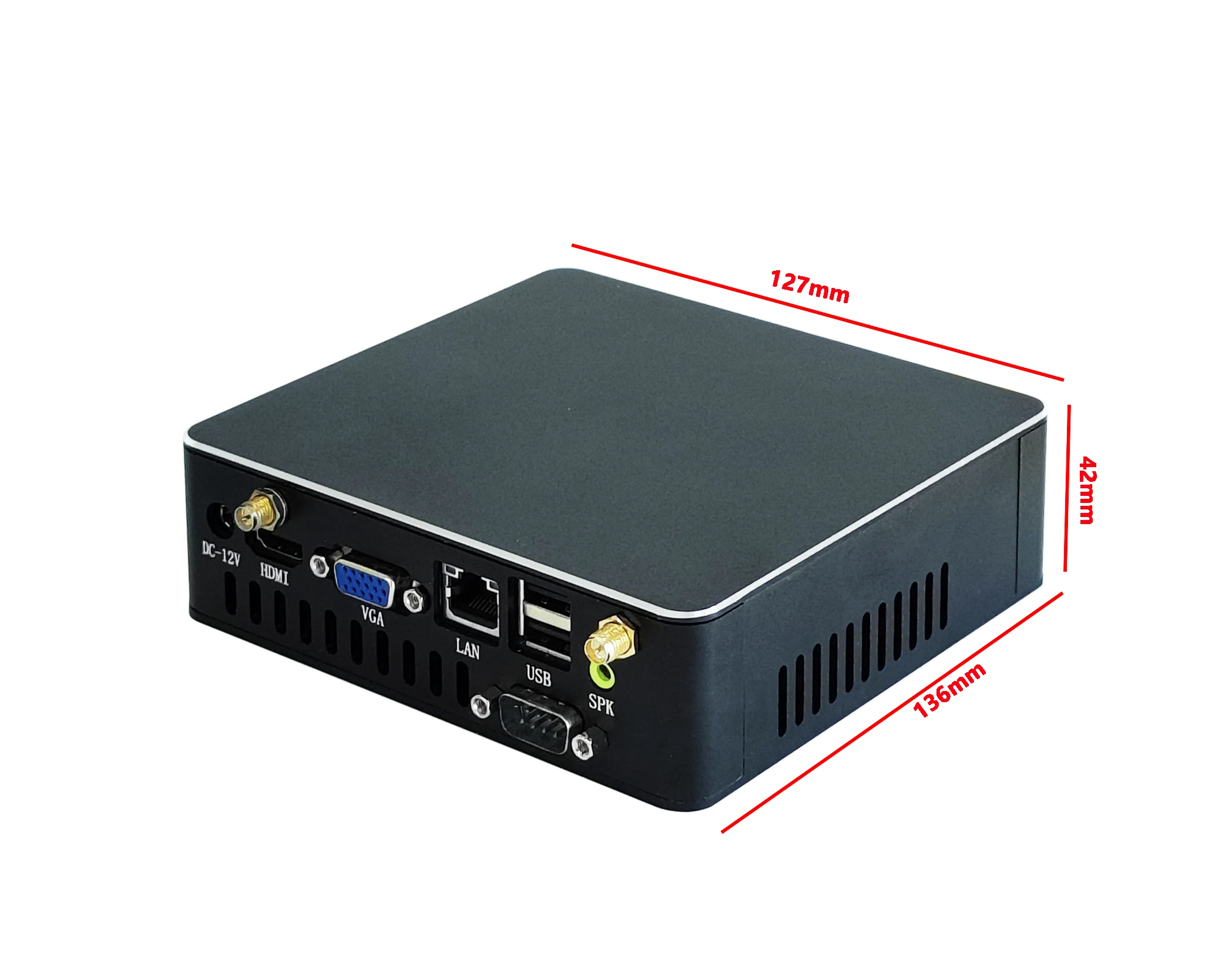 

Mini pc thin client with 10th i5 10210U support 4K 2K 6*COM 1LAN 4*USB 3.1 2*USB2.0 M.2 1*NB DDR4 max 32GB