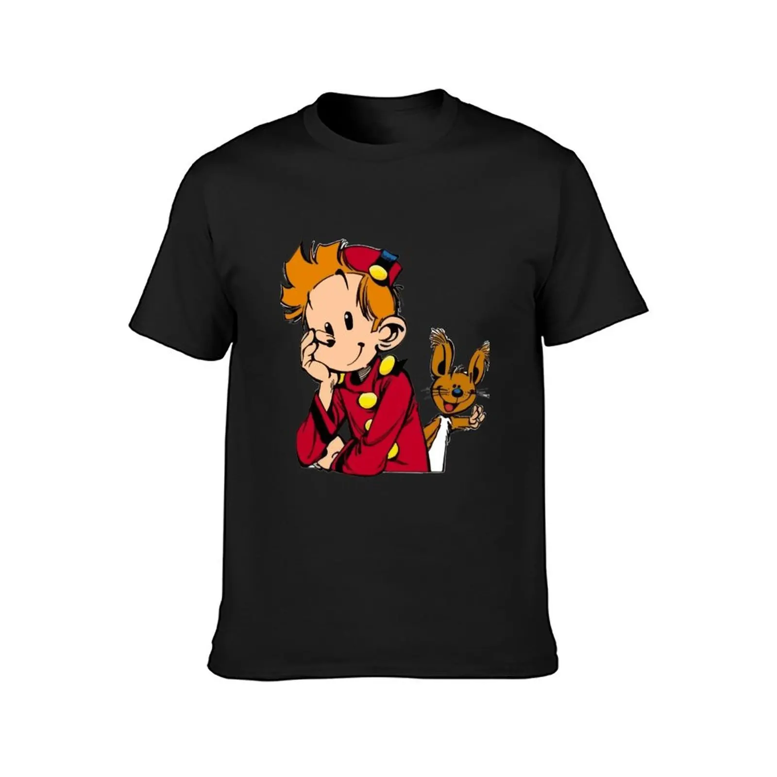 Spirou and Spip T-Shirt summer clothes plain tops mens funny t shirts