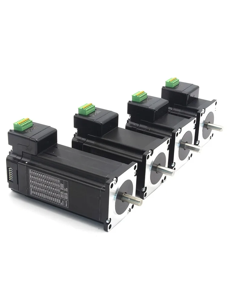 

Nema 23 Hybrid 0,55~2,8N.M 2,4~28mh 2,5-4,2A Интегрированный гладкий шаговый двигатель с открытым контуром и шаговый драйвер