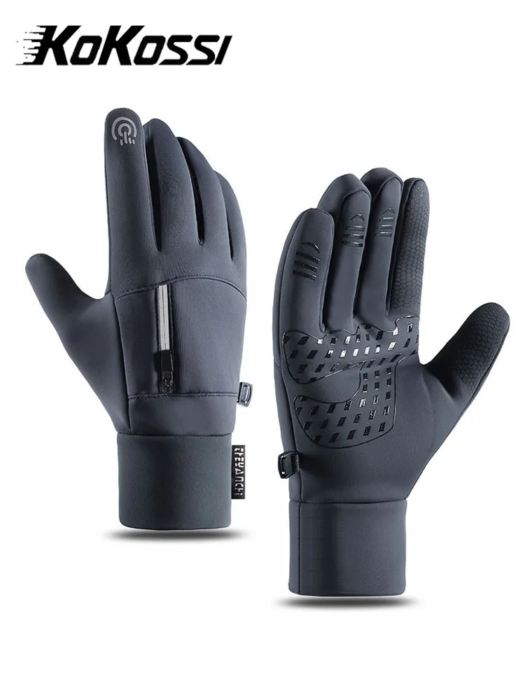AliExpress KoKossi Winter Skiing Gloves Thermal Thick Snow Gloves Windproof Waterproof Touchscreen Gloves Outdoor Sports Running Cycling