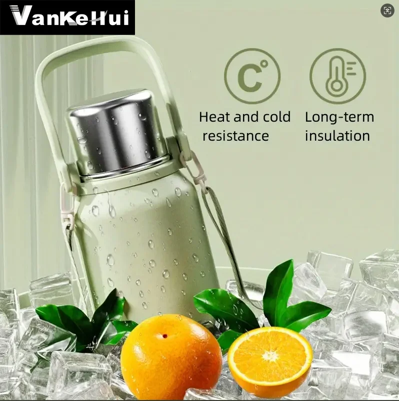 

Support OEM/ODM, LOGO customization New large-capacity all-steel insulated cup, 316 stainless steel tea-water separation cup por