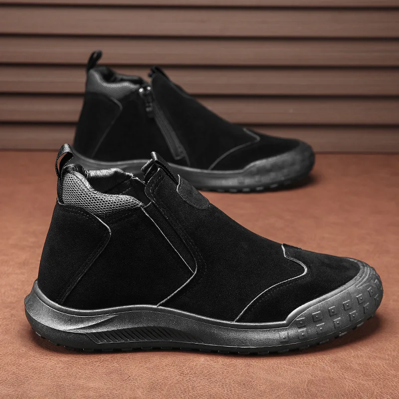 Men Shoes Casual Shoes Classics Ankle Boots High Slip-on Office Sneaker Ventilate Versatile boots mens shoes boots
