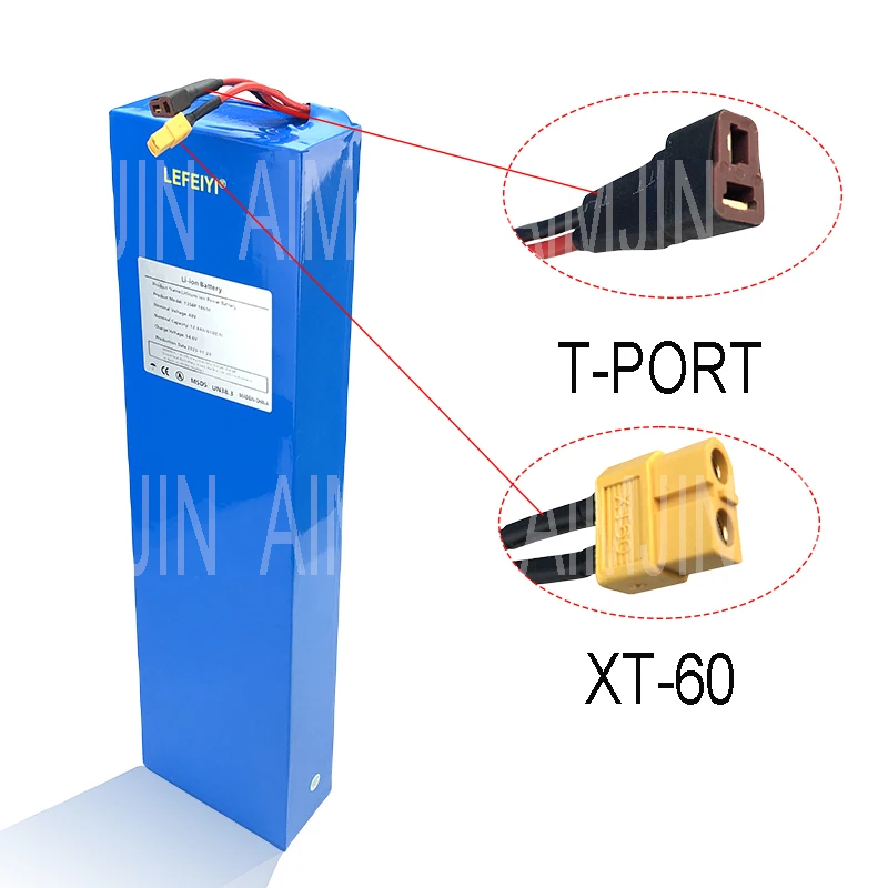 Lithium Ion Battery 13S4P 48V , Suitable for 12800 mAh 54.6V BMS Electric Rechargeable lithium battery pack