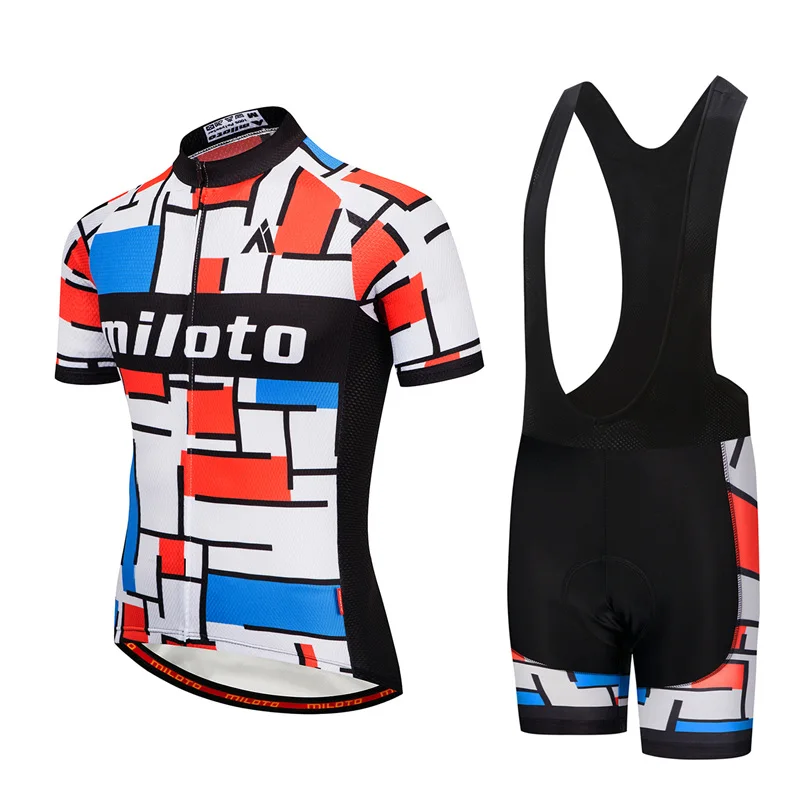 Summer Cycling Clothing Set, breathable suit for Mountain Biking, triathlon, 2024 MILOTO