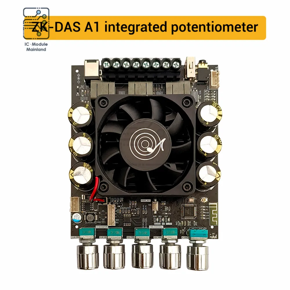 

DSP A1 Subwoofer Amplifier High-Performance Independent DSP Chip ADAU1701 DSP Adjustment Mode 10-band EQ Adjustment 2.1 Channels