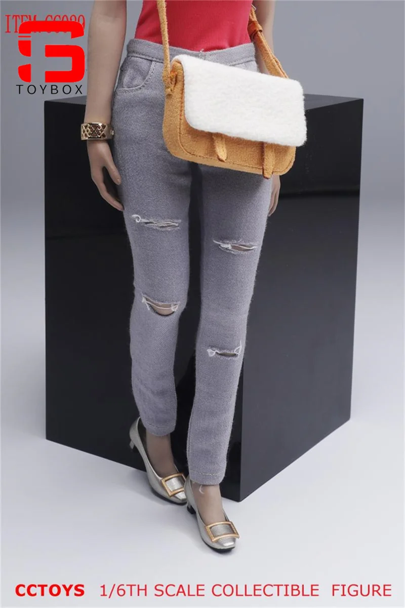 CCTOYS CC029 1/6 스케일 여성 벨벳 메신저 백 트렌디 숄더 백 모델 12 인치 군인 액션 피규어 바디에 적합