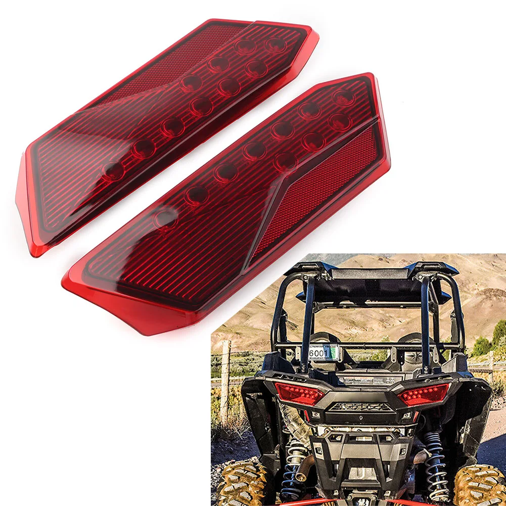 1 זוג atv utv נוסע נהג צד זנב אורות מנורת אדום עבור polaris rzr טורבו 1000 xp 900 s 2014 2015 2016 2017 2018 2019