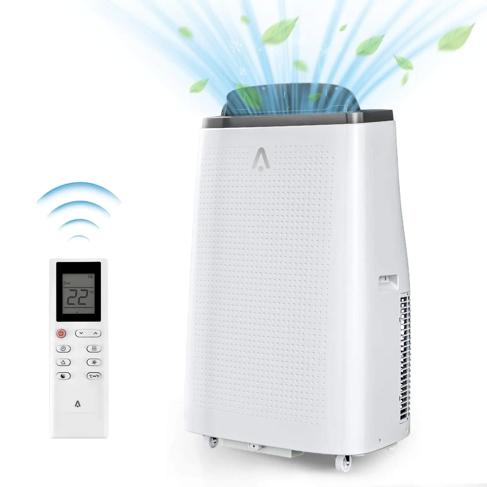 

Portable Cooling Fan Large Room Up To 700 Sq Ft With Dehumidifier And Fan Remote Control Quiet Sleep Mode Energy Efficient For Home Office Garage