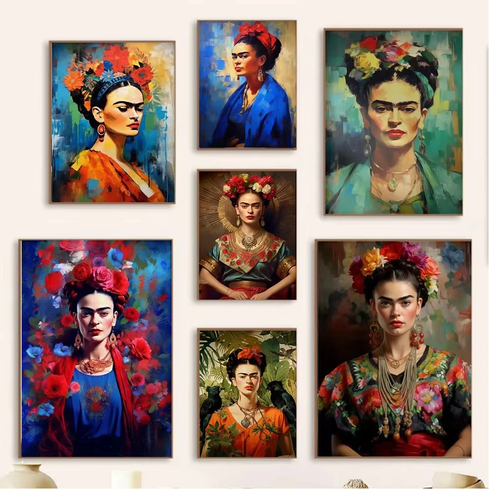 Wallpaper Art And Craft - ชุดอุปกรณ์วาดภาพเพชร DIY ลายหญิงสาวและดอกไม้ ผลงานศิลปะของศิลปินชื่อดัง ชุดงานฝีมือตกแต่งผนังด้วยเพชรเต็มพื้นที่ ของตกแต่งห้องนอน