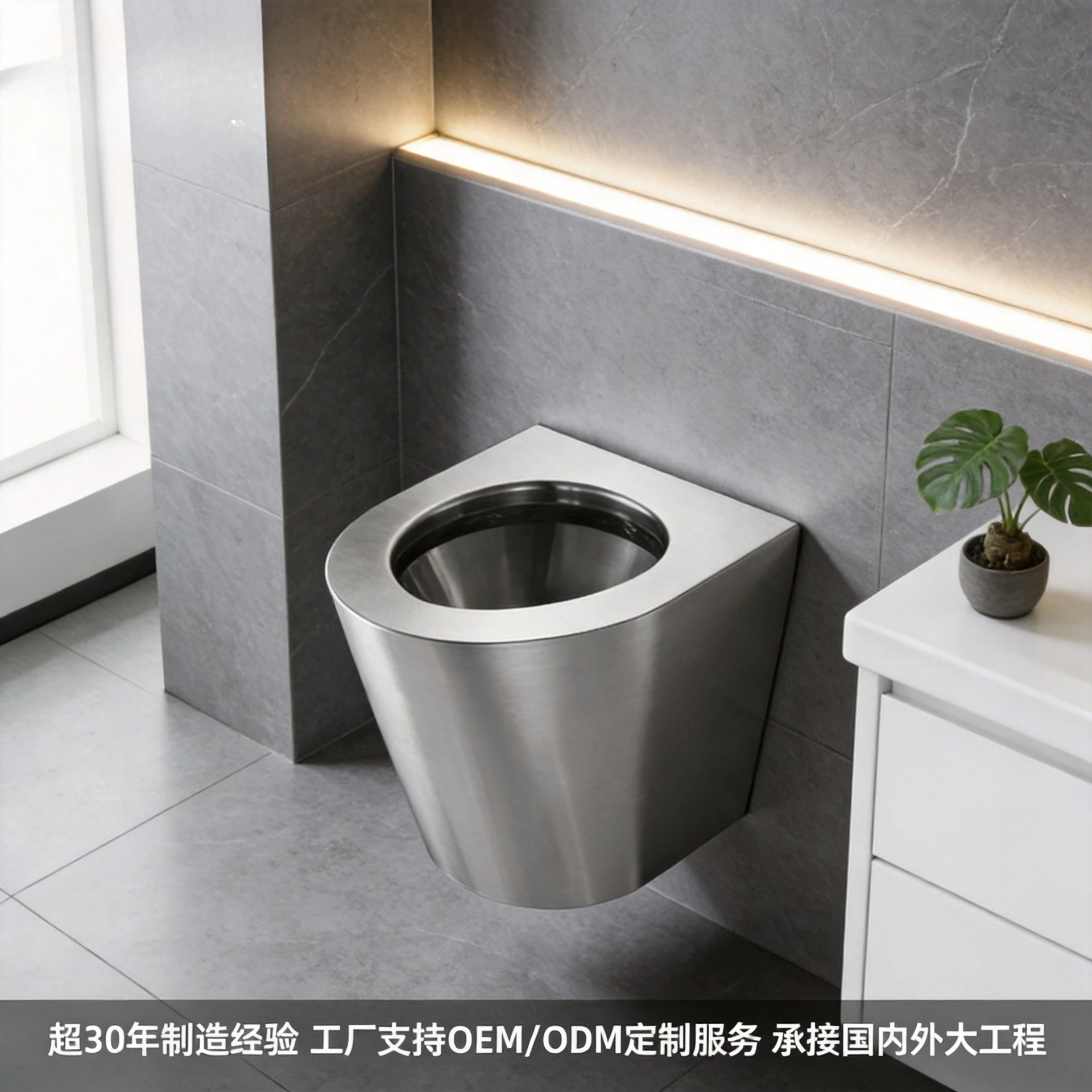 304 stainless steel flush , household toilet