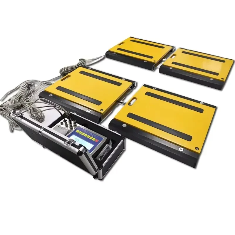 Portable Digital Truck Scale with 2 4 6 Sensors LED LCD Display ABS Plastic Wired Wireless Easy to Carry In-screen Display