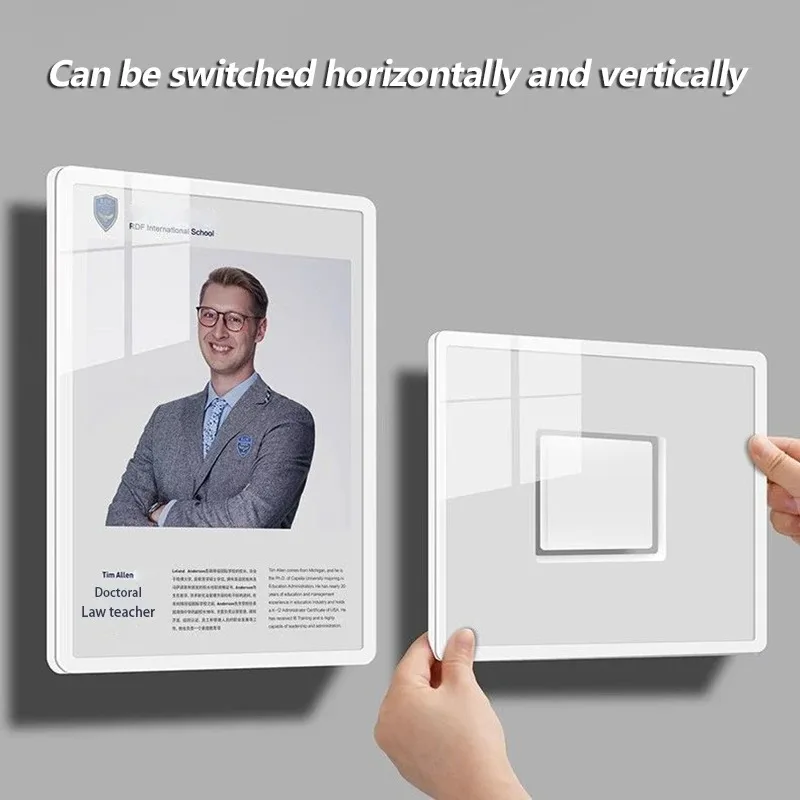A3/A4/A5 Acrylic Display Board Billboard Company Hanging Wall Suspension Poster Frame Wall Double-layer Promotion Billboard