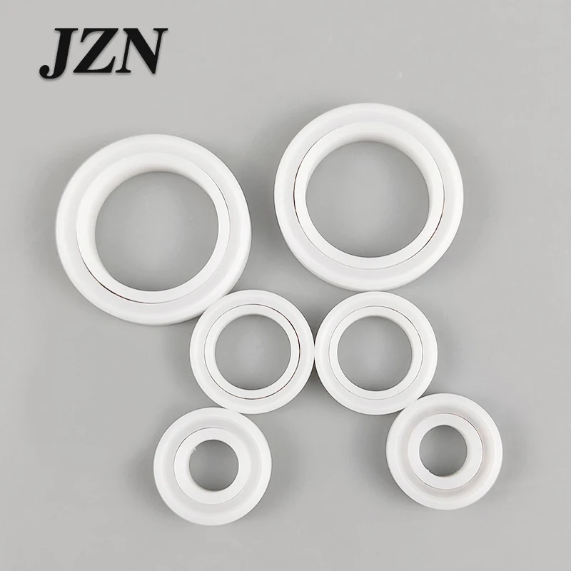 2/5/10Pcs POM plastic bearing 6200 6201 6202 6203 6204 6205 6206 6207 6208 2RS RS double sided seal corrosion resistant oil free