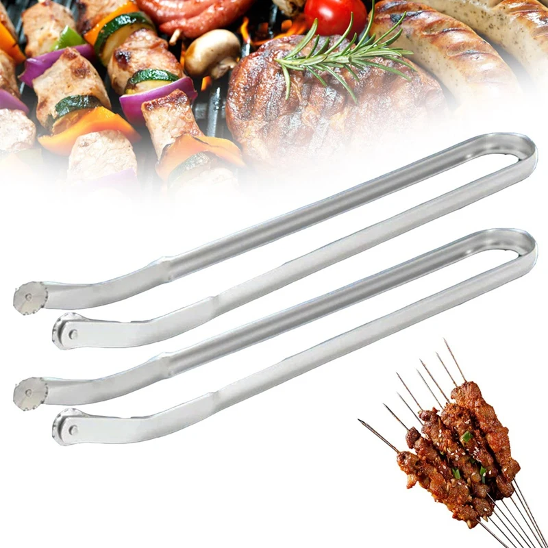 

ABVG-BBQ Sausage Turning Tongs, BBQ Sausage Grill Tongs, BBQ Sausage Stuffer Tongs, Long Handle Kitchen Tongs For Turning