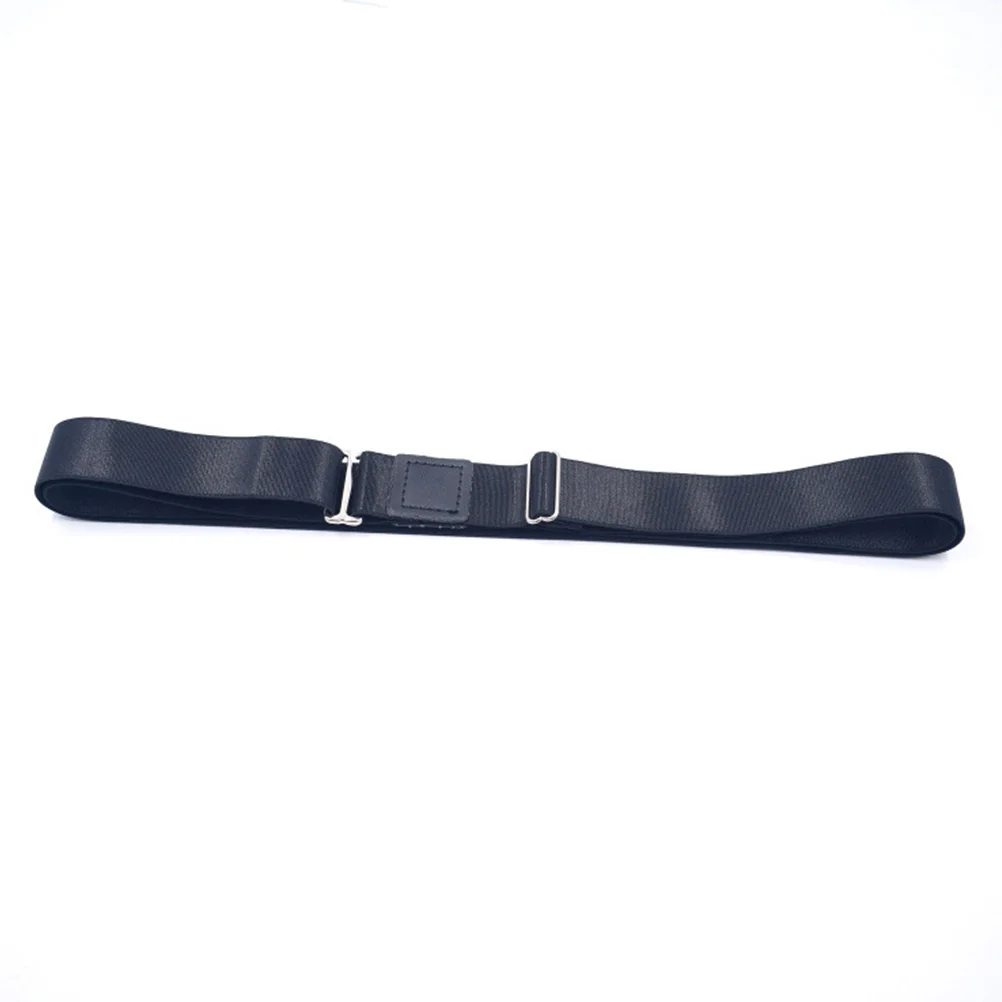 Shirt Belt Stay Adjustable Shirt Lock Undergarment Belt for Men and Women Keeping Shirt Tucked in - 25CM (Black)