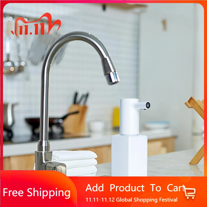 

Sink Electric Soap Dispensers Automatic Kitchen Iquid Soap Dispensers Home Appliance Dispensador De Shampoo Bathroom Hardwares