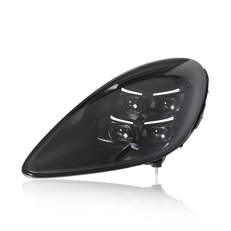 for 16-24 Models of Porsche 718 Headlight Assembly Modification with 982Cayman Boxster and Cayman Matrix Lens