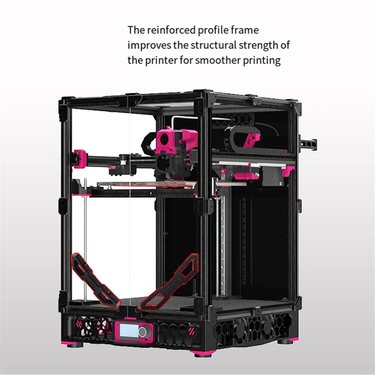 ملحقات قوس لطابعات Voron V0 15 ، بروفايل ألومنيوم ، طابعات ثلاثية الأبعاد ، سوداء ، من من.