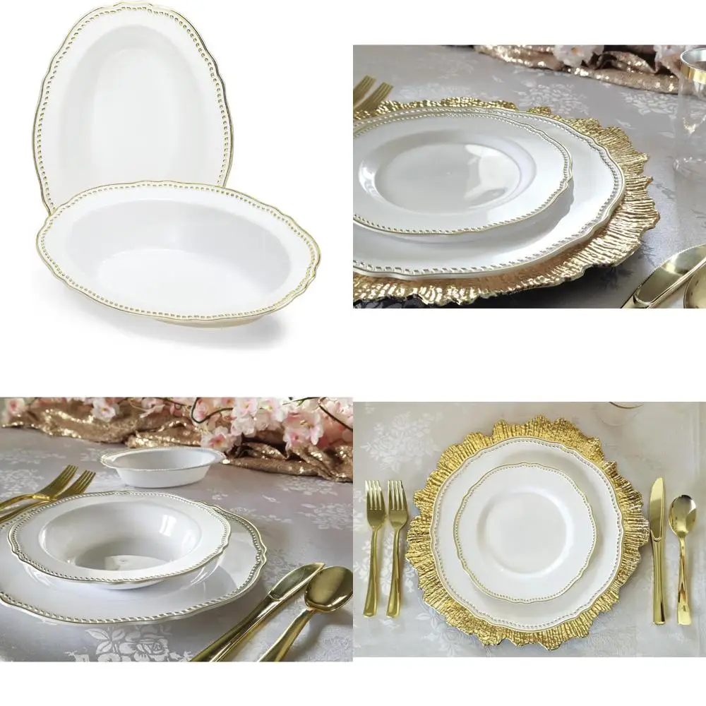 

Важкие одноразовые пластиковые овальные миски премиум-класса, упаковка 60 штук, емкость 7 унций, идеально подходят для свадеб и вечеринок, миски для сервировки десертов