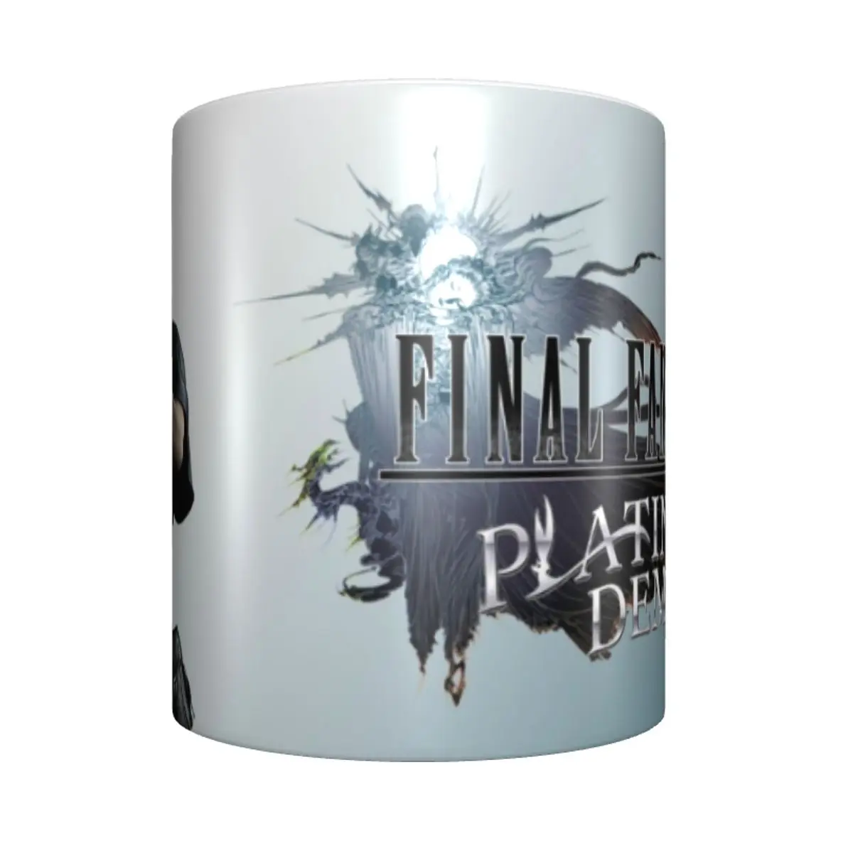 F-Final-Fantasy-XV Ceramic Magic Cups 350ml Milk Tea Coffee Mugs Best Birthday Gifts for Children Friends