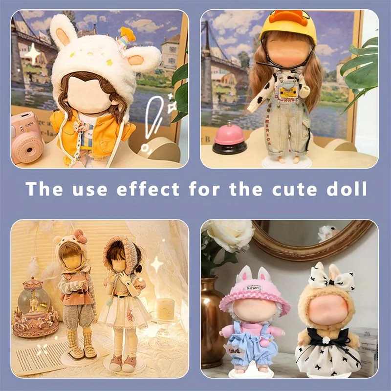 3pcs Adjustable Doll Holder for Display Support Accessories