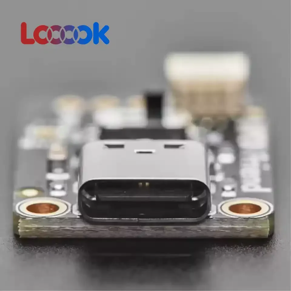 Looook Store 5879 USB Serial UPDI Programmer CH340E Type-C AVR ATtiny Chip Download Debug Module 3.3V/5V Switchable
