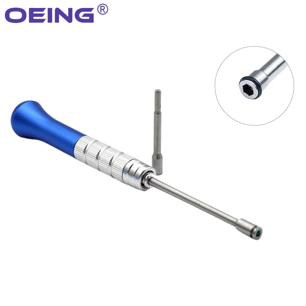 1Pc Dental Orthodontic Implant Screwdriver Micro Ortho Screw Driver Handle Titanium Metal Wrench Self Drilling Tool Dentist Tool