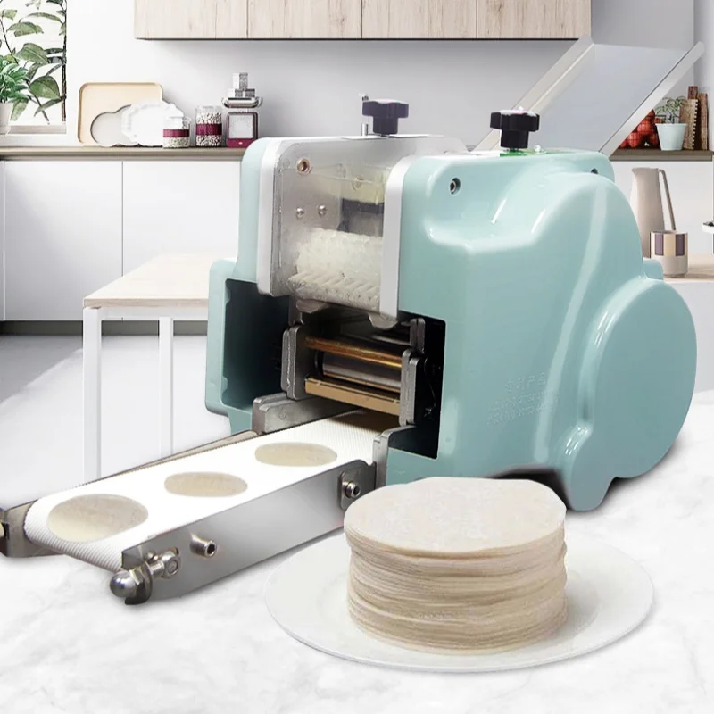 Easy Operation Automatic Dumpling Wrapper Making Machine 110V/220V Chinese Ravioli Skin Maker For Home Commercial Use