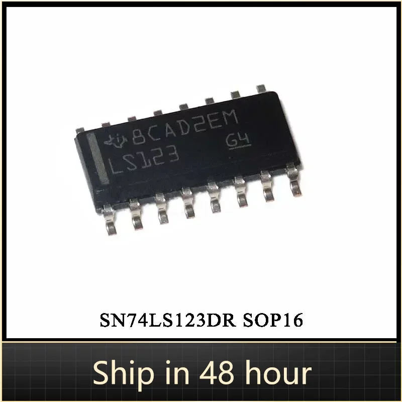 5Pcs 100% New Original SN74LS123DR SOP-16 SMD SN74LS SOP16 silkscreen LS123 logic IC Chip In Stock