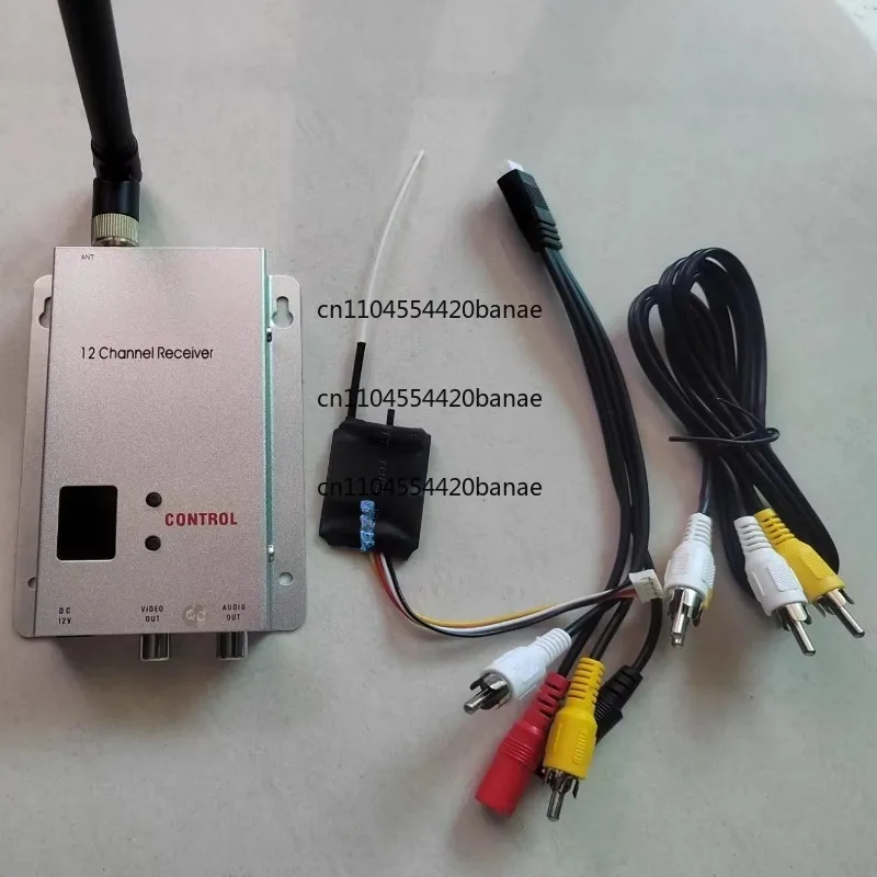 1.2G300MW wireless transmitter receiver 1.2G wireless analog video signal 4 frequency points