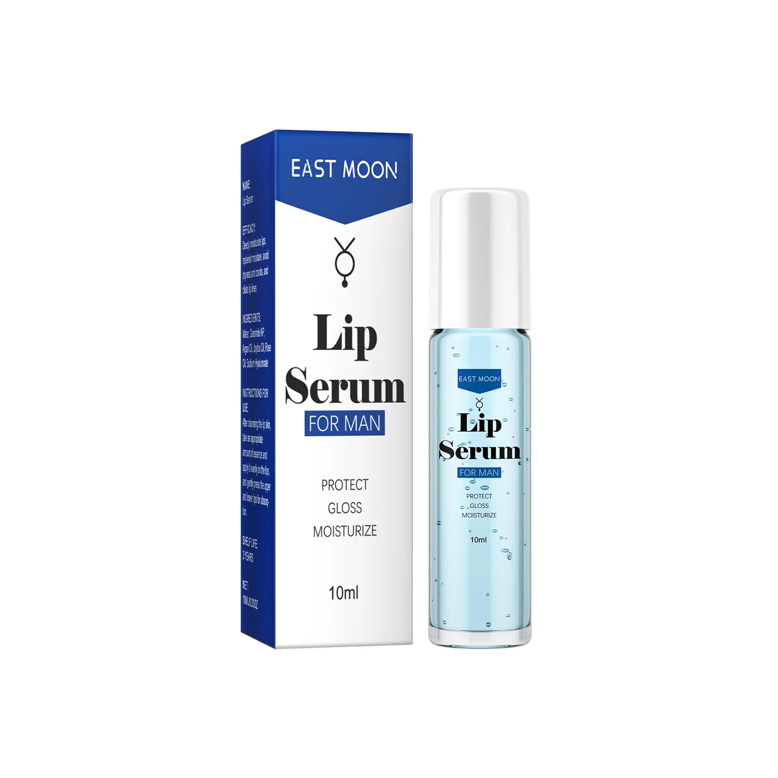 

EAST MOON Lip Essence Rolling Lotion Moisturize And Fade Lip Lines Prevent Dry Crack And Dead Skin Plump And Moisturize