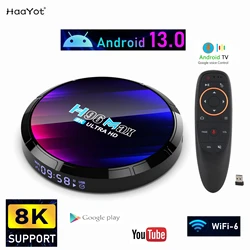 Android 13 TV Box H96 Max Rockchip RK3528 4GB 64GB 8K HD Video Decoding Dual-band WIFI6 BT5.0 Smart Set Top Box