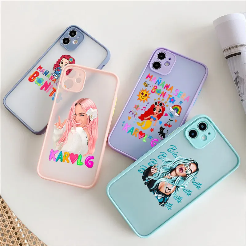 Karol G Manana Sera Bonito Phone Case for IPhone X XR XS MAX 7 8Plus SE2 11 12 13 14 15 Pro MAX Mini Shockproof Hard Matte Cover