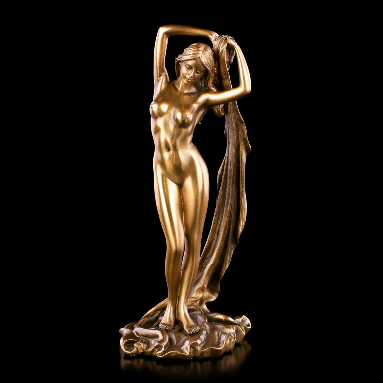 Home Office Goddess Statue Decorative Figurine Resin Sculpture for Living Room Desk Shelf Elegant Art Ornament Decor