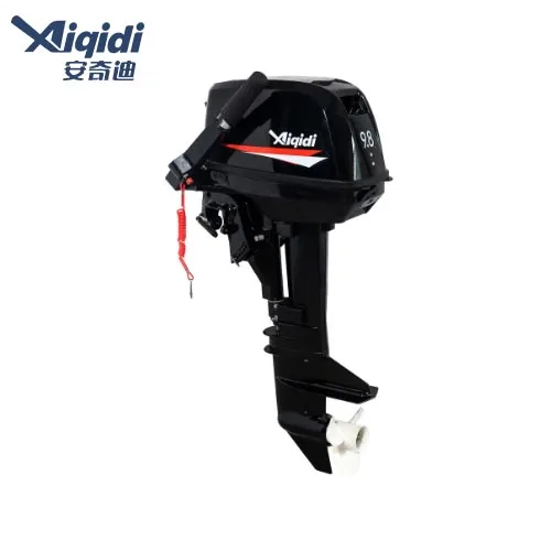 AIQIDI New 9.8HP 7.2KW Manual Tilt Long/Short Shaft Black Customized Outboard Motor For Marine Boats