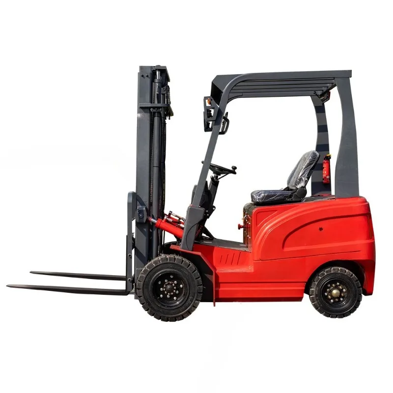 All-electric handling forklift, electric stacking forklift, small for storage workshop