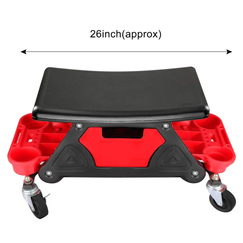 Car Multi-Function Chair Mechanic For Wax Polishing Projects Car Creeper Stool Chair Mobile Creeper Seat Car Wash Supplies