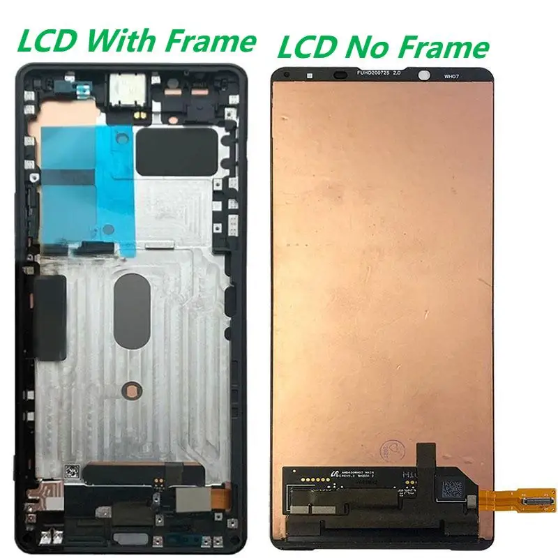 6.5  Original For Sony Xperia 1 II LCD Display With Frame XQ-AT51 XQ-AT52 LCD Touch Screen Digitizer Assembly Replacement Parts