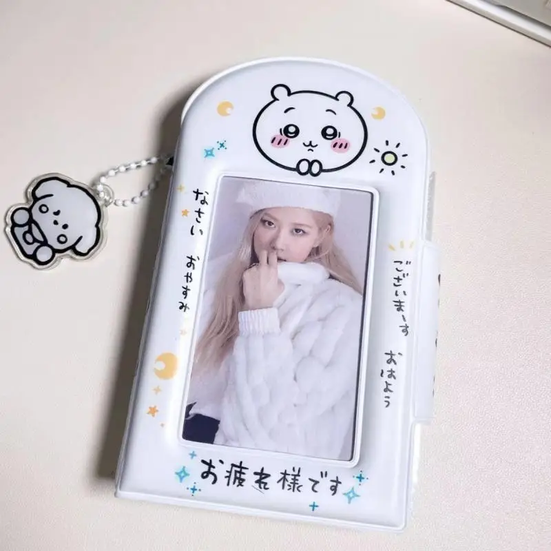 3 Inch Photo Album Collection Book Cartoon Photocard Pockets Star Holder Sweet Square Hollow Binder Idol Pictures Storage Case