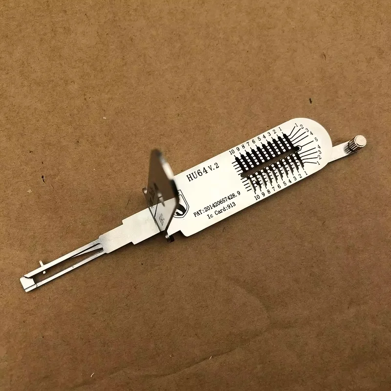 Neuer Stely HU64 Lishi 2in1 Decoder Super-Werkzeug für hohle Schlossöffner – Detail 4