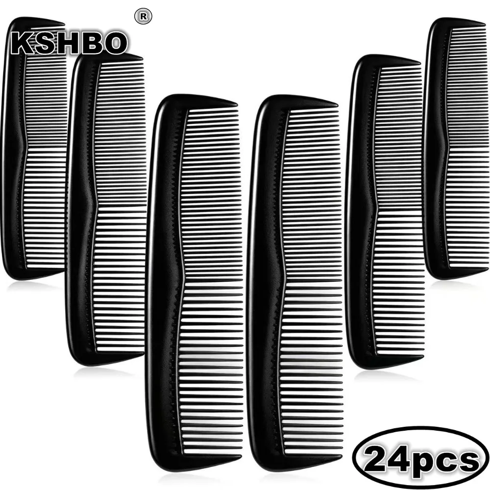 24Pcs/Set Anti-Static Mini Hair Combs Double-Sided Beard Comb Barber Styling Tools Salon Hairbrush Accessories