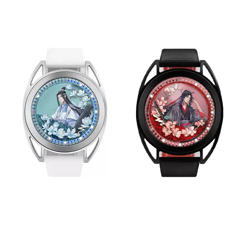 

Goods in Stock Original Xingyunshi Mo Dao Zu Shi Wei Wuxian Lan Wangji LED Flowing Sand Watch Fashion Anime Surrounding Gift