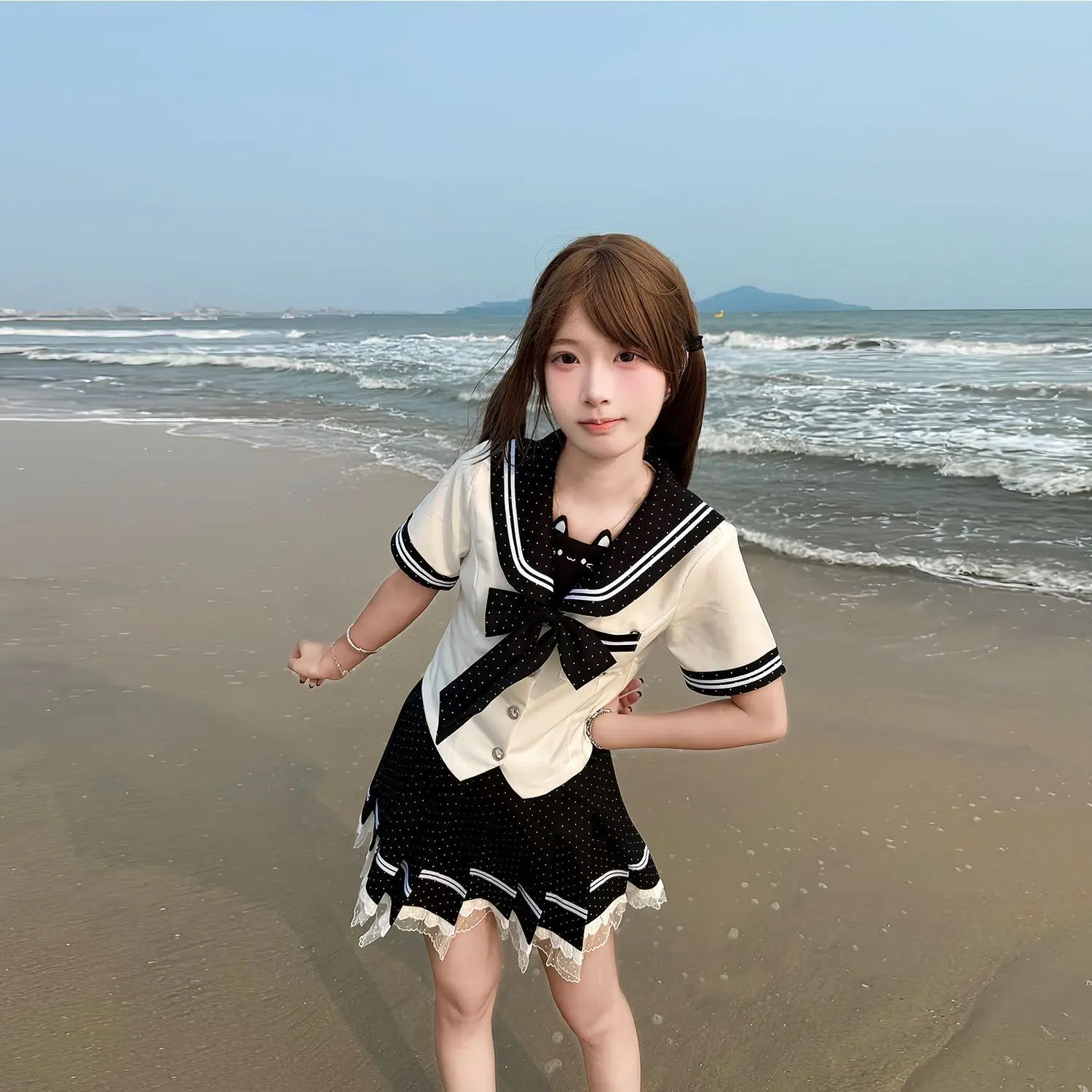 Autumn Japanese College Trend Jk Uniform Sailor Suit Female Student Suit Long Sleeve Short Sleeve Girl COS