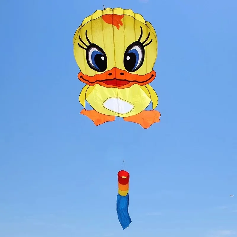 Gratis Verzending Eendenkites Vliegen Voor Kinderen Vliegers Fabriek Opblaasbare Vliegers Outdoor Speelgoed Draak Wind Vissen Kite Soft Kites Fun