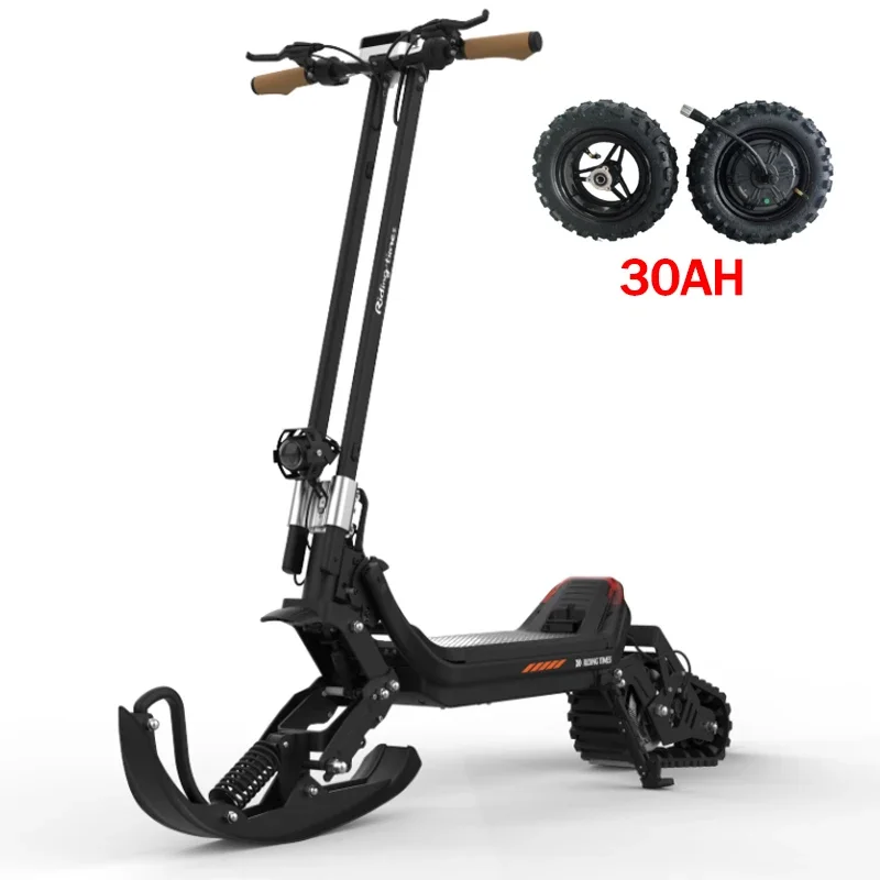 

USA stock warehouse 1800W Motor ridingtimes 48V 52V G63 Snow scooter with 20.8ah 30ah