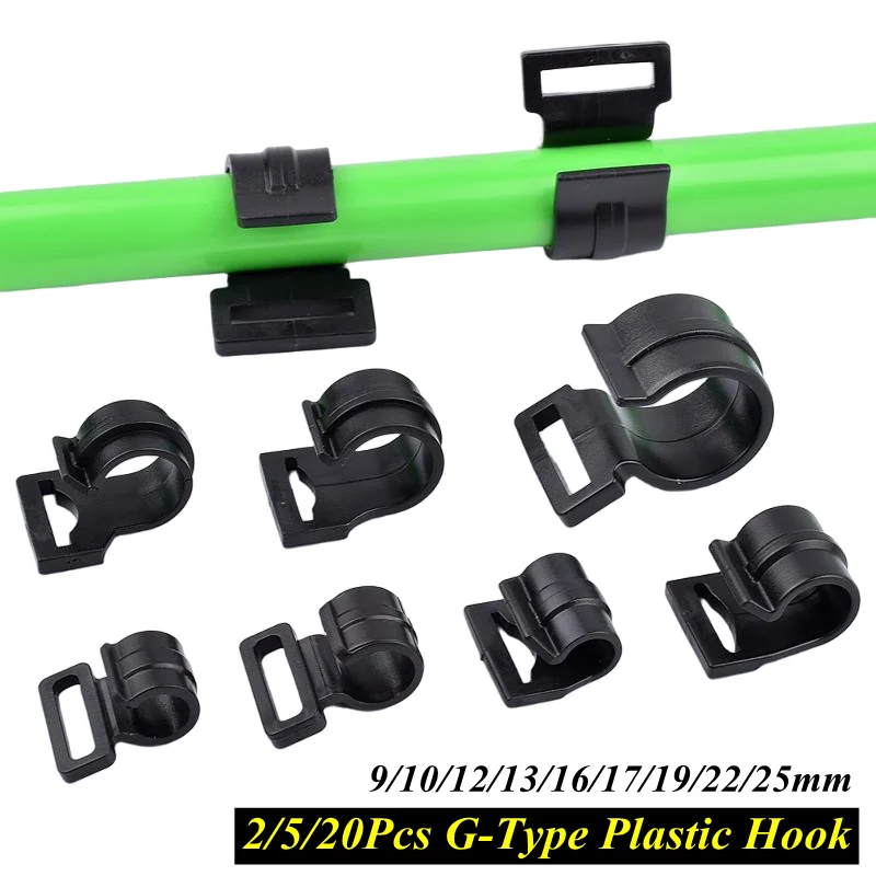 2/5/20Pcs Camping Tent Hook Set Caravan Awning Snap Clip Buckles Hanging Lanyard G 9-25mm Size Range Durable Hanger Buckles for