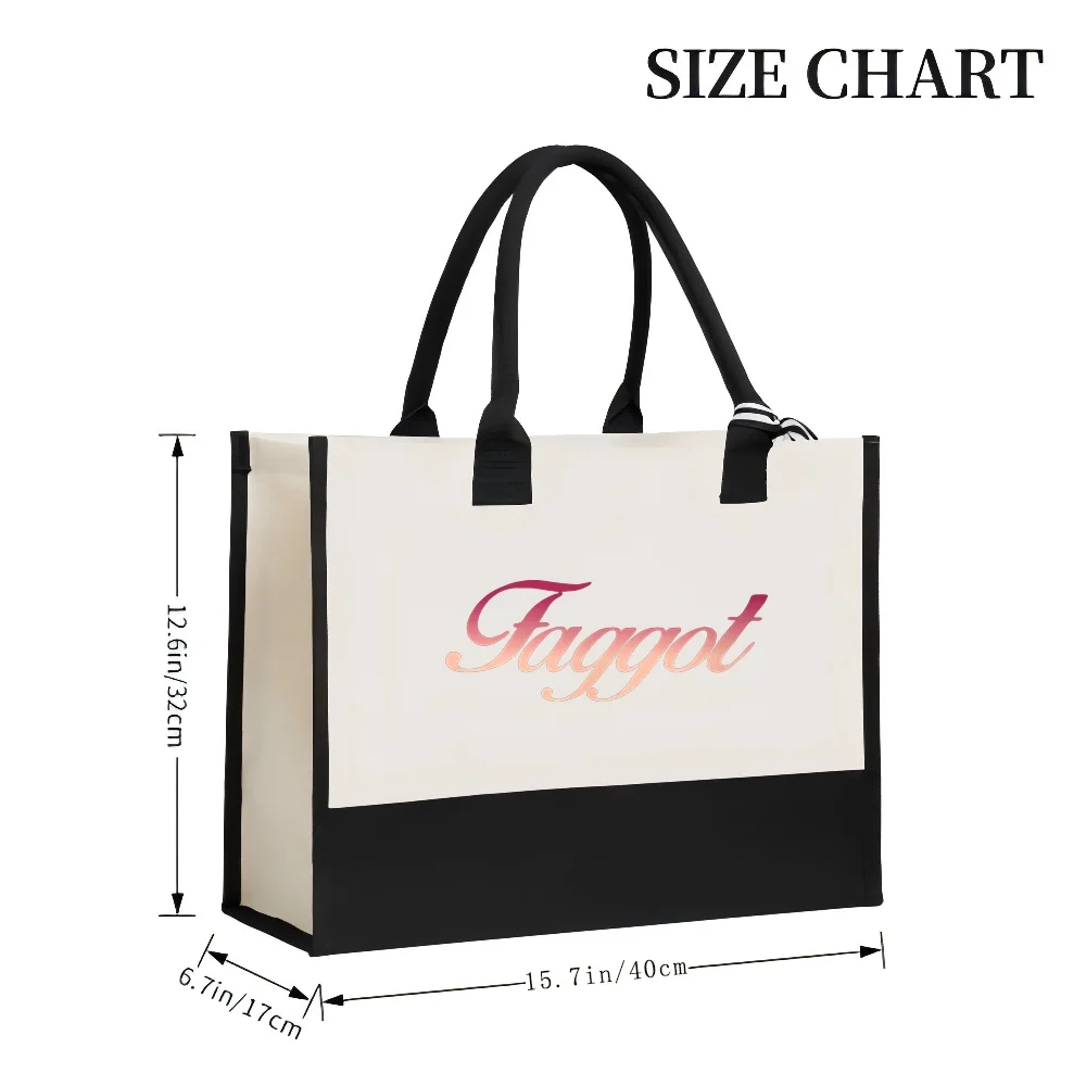 Gaggot 2026 وصول جديد موضة عملية واسعة قابلة لإعادة الاستخدام حمل حقيبة نمط طباعة 2 لهجة الثقيلة حقيبة كتف كبيرة للجميع #3