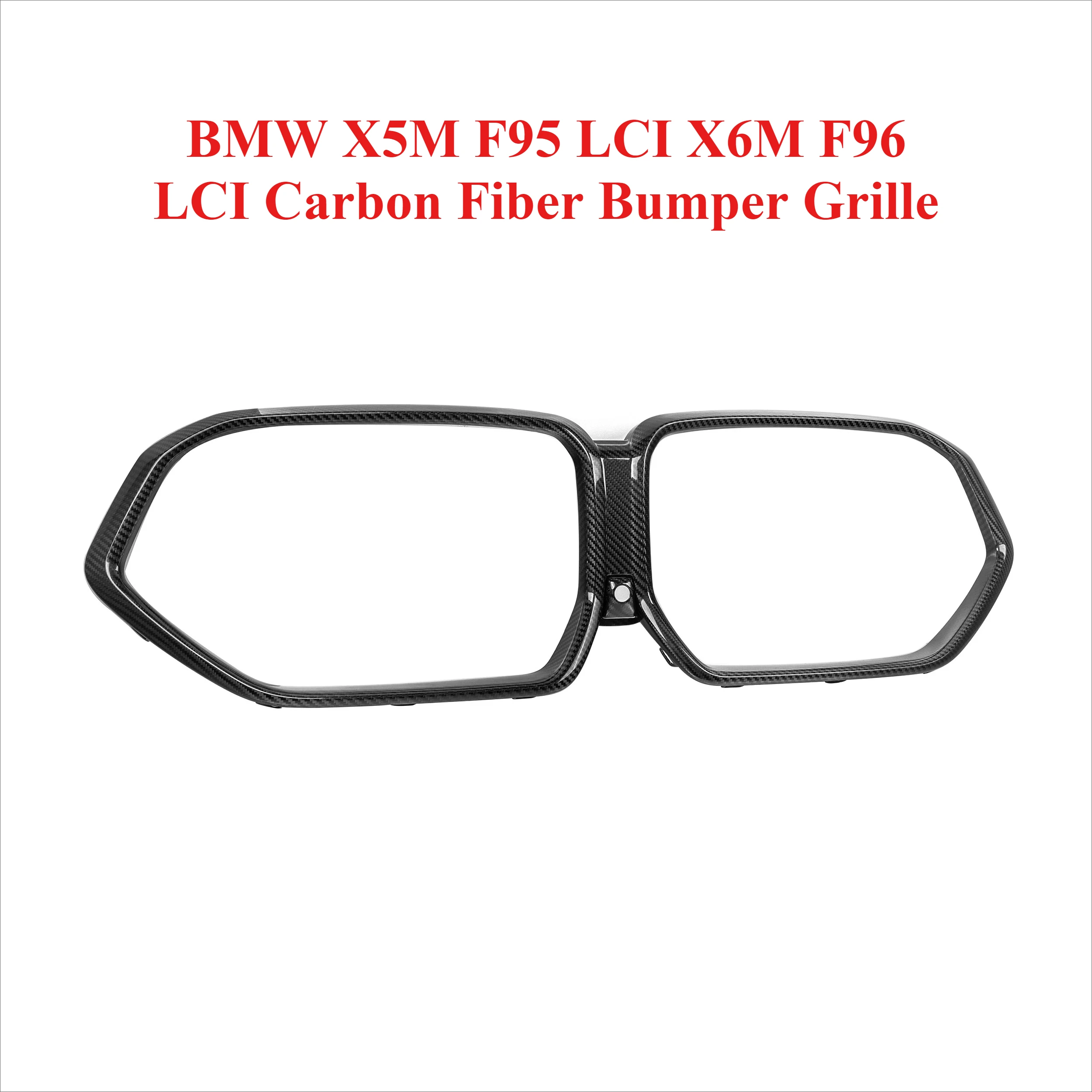 

High End Customization ForBMW X5M F95 LCI X6M F96 LCI Carbon Fiber Bumper Grille