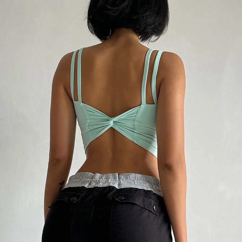 Sport-BHs für Damen, Fitness-Oberteile, verführerische Unterwäsche, Push-up-BH mit festen Polstern, Yoga-BH, Unterwäsche mit Rückenbindung, Laufweste, Sportoberteile für das Fitnessstudio. – Detail 2