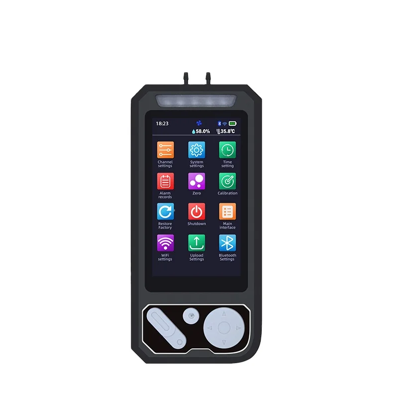 S319 Portable Multi-Gas Detector High Accuracy Pump Suction CO O2 Dust Temp Humidity  Gas Analyzers Factory Price